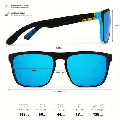 Vintage Square Polarized Sunglasses – Designer Driving UV400