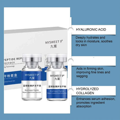 GHK-Cu Copper Peptide Freeze-Dried Powder Kit – Anti-Aging Essence