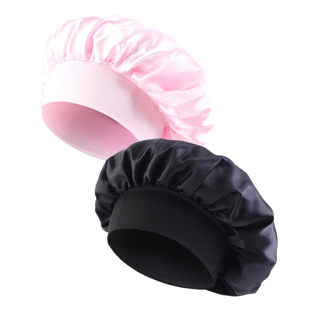 Satin Sleep Bonnet – Silky Hair Wrap Cap with Elastic Band