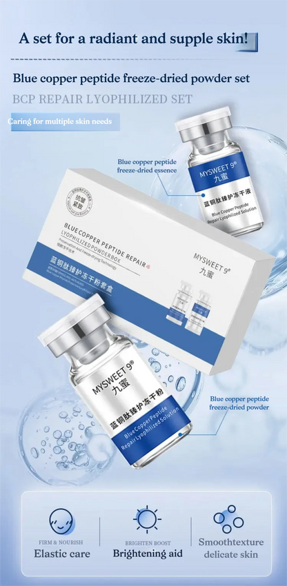 GHK-Cu Copper Peptide Freeze-Dried Powder Kit – Anti-Aging Essence