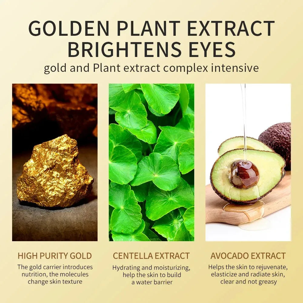 Avocado Gold Eye Mask Patches – Anti-Wrinkle Dark Circle Treatment