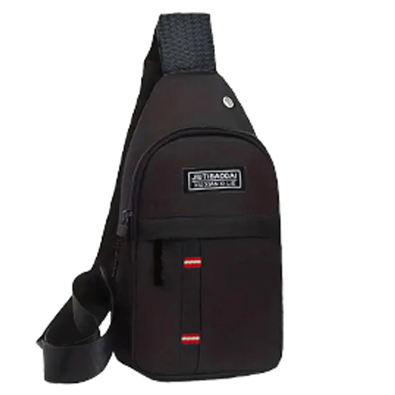 Unisex Chest Pocket Sling Bag – Adjustable Oxford Crossbody