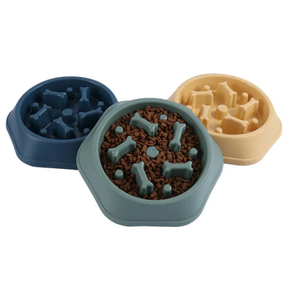 Slow Feeder Dog Bowl – Anti-Choke Non-Slip Puzzle Pet Dish