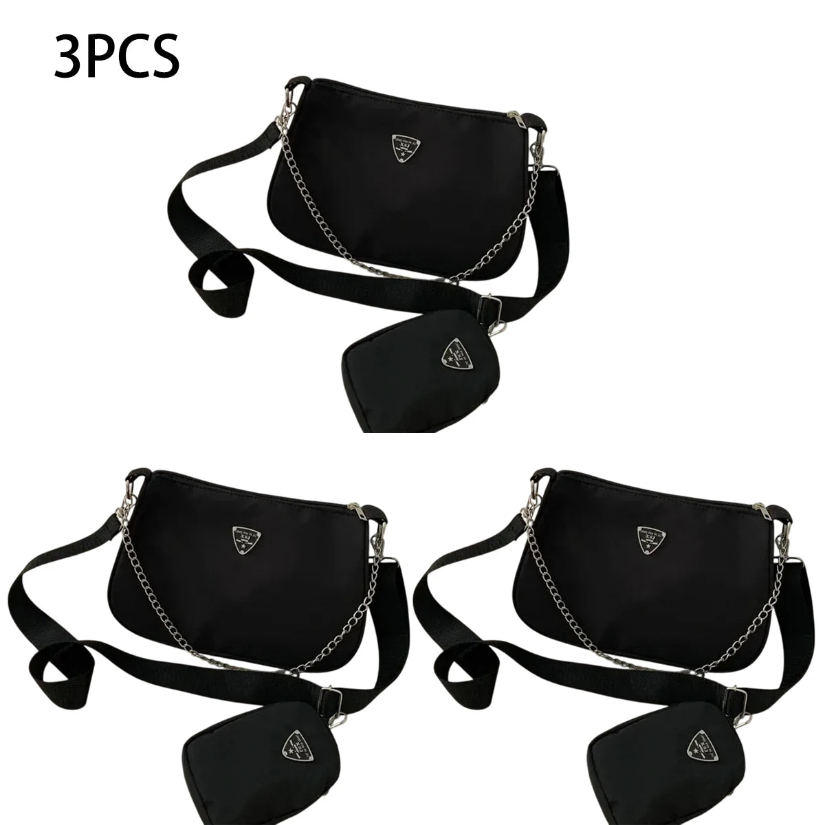 Women's Nylon Crossbody Bag – Casual Underarm Shoulder Bag