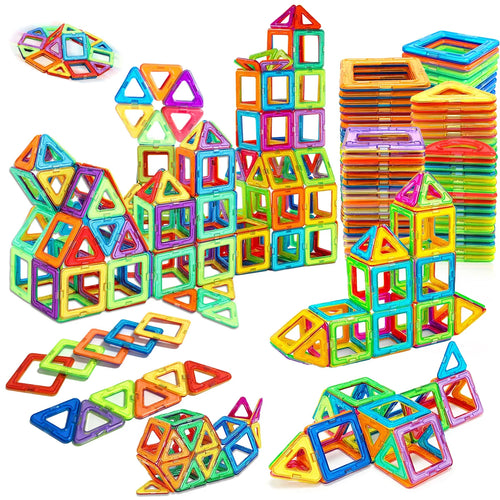 DIY Magnetic Building Blocks – STEM Construction Toy Set