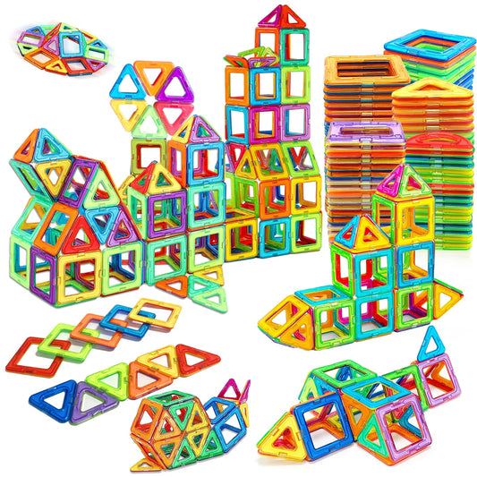 DIY Magnetic Building Blocks – STEM Construction Toy Set