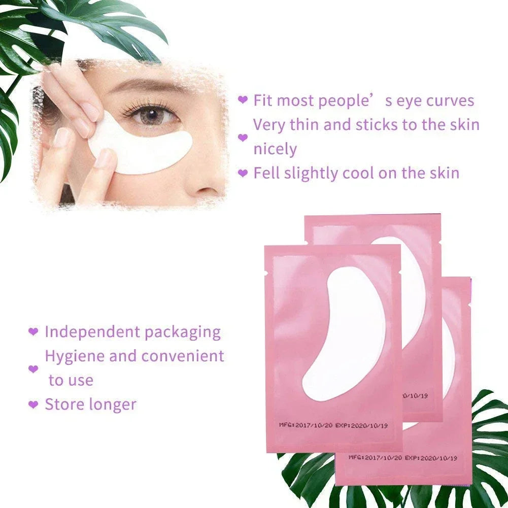 Under-Eye Patches for Eyelash Extensions – 100 Pairs