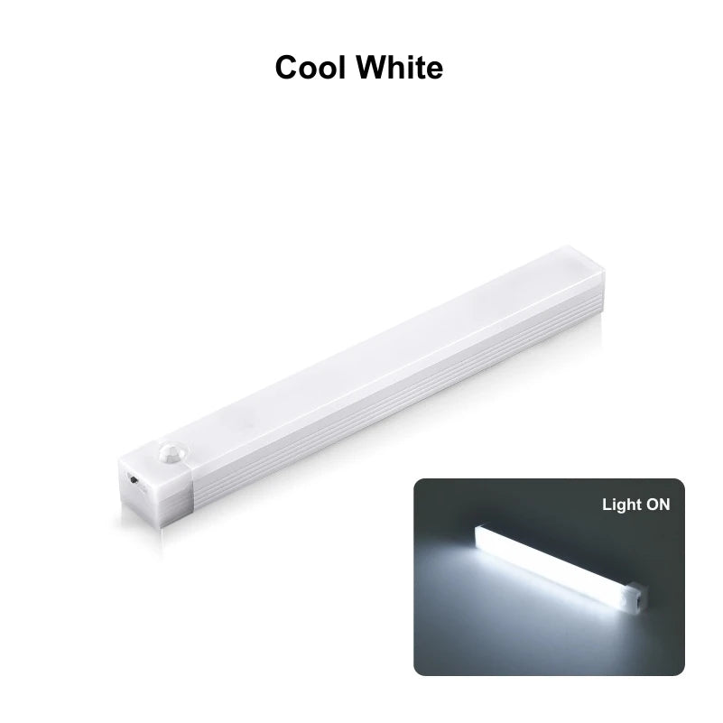 Motion Sensor LED Strip Light – USB Rechargeable Under-Cabinet Lamp