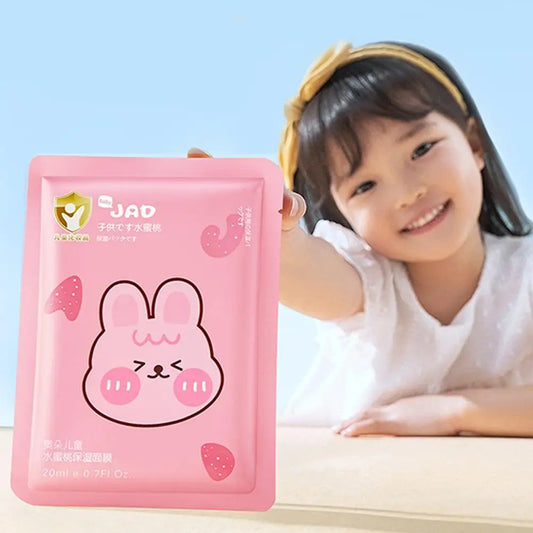 Cartoon Animal Sheet Masks – Kids Moisturizing Spa Face Masks