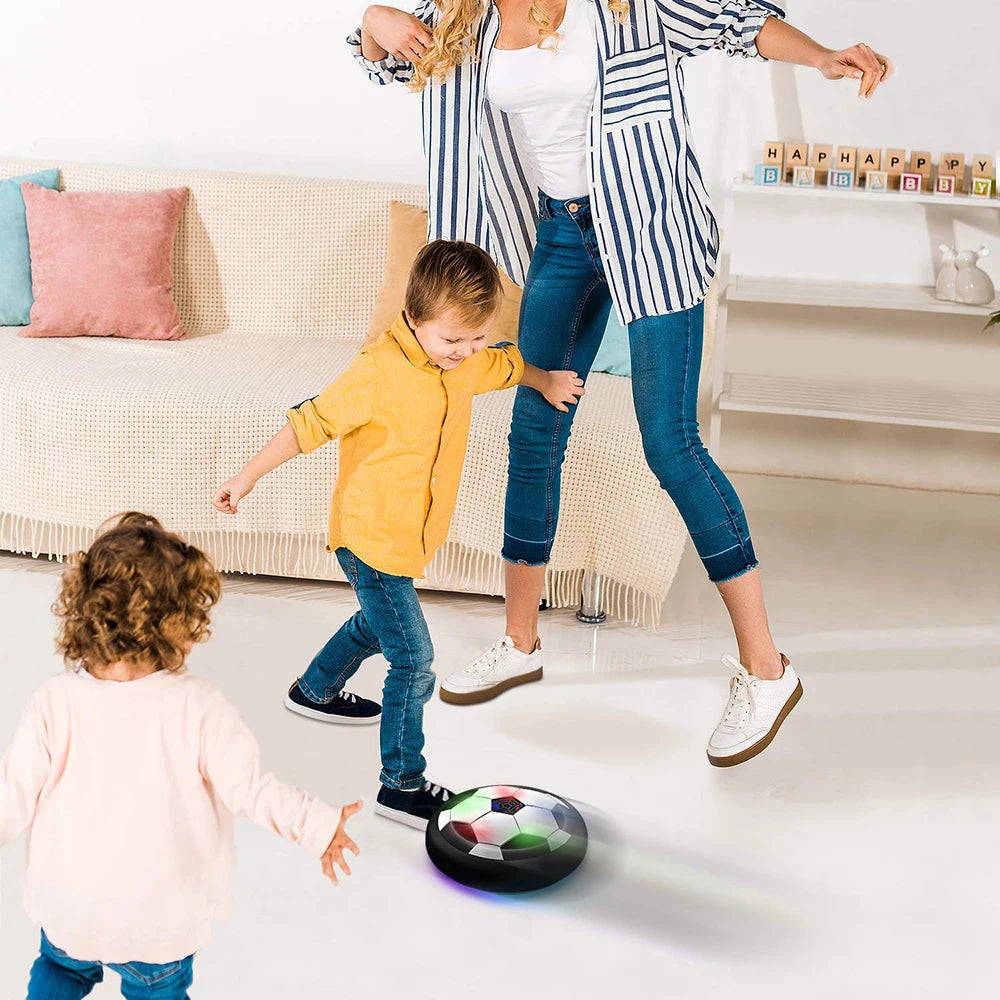 Hover Soccer Ball – LED Floating Football Indoor Toy