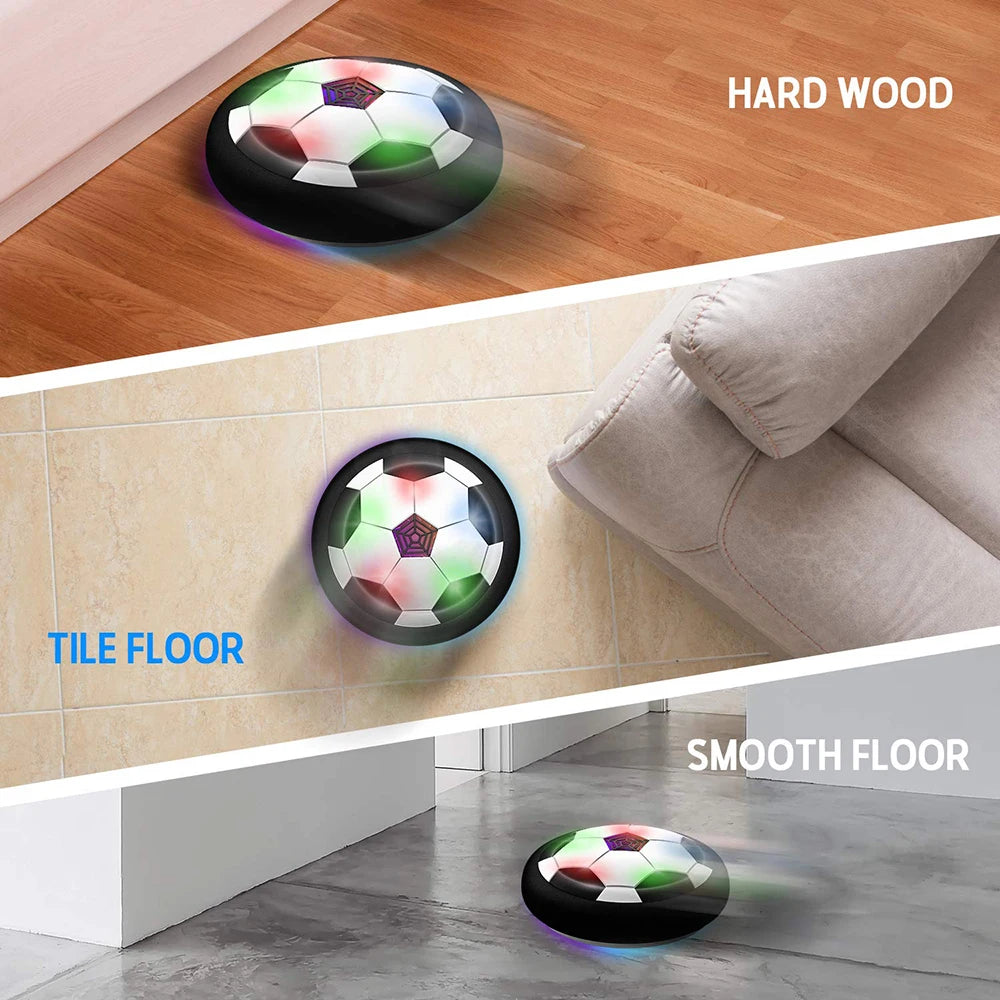 Hover Soccer Ball – LED Floating Football Indoor Toy