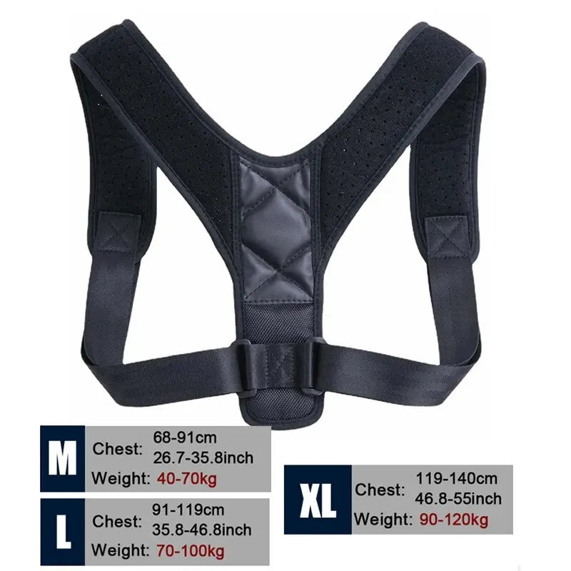 Back Posture Corrector Belt – Unisex Hunchback Support Brace