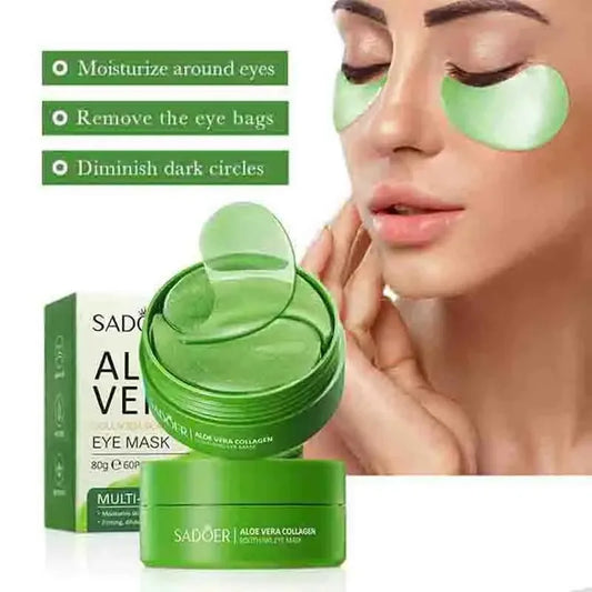 Aloe Vera Collagen Eye Mask – 60pcs Anti-Dark Circle Patches