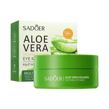 Aloe Vera Collagen Eye Mask – 60pcs Anti-Dark Circle Patches