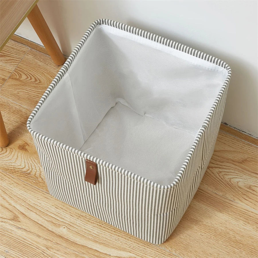 Fabric Storage Cube Box with Handle – Closet Toy Organizer