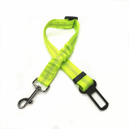 Pet Car Seat Belt – Adjustable Dog & Cat Safety Harness Clip