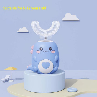 Kids U-Shaped Electric Toothbrush – 360° Sonic Rechargeable