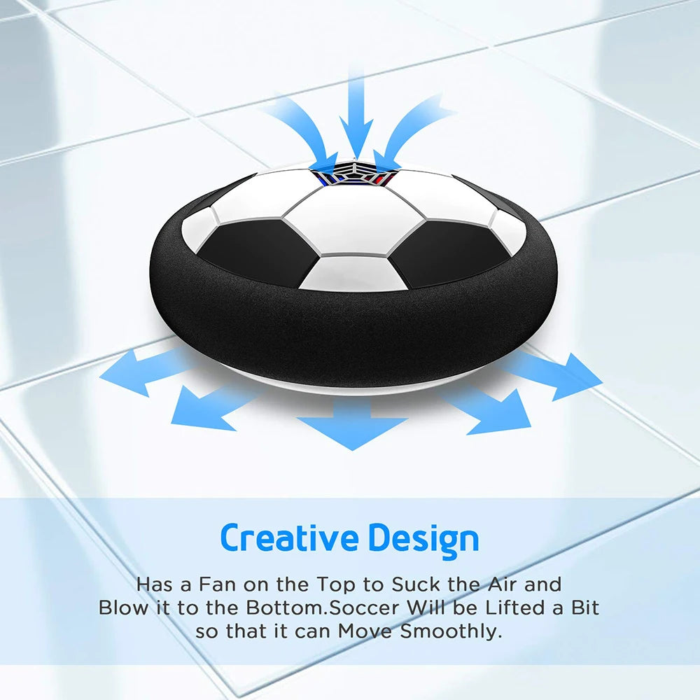 Hover Soccer Ball – LED Floating Football Indoor Toy