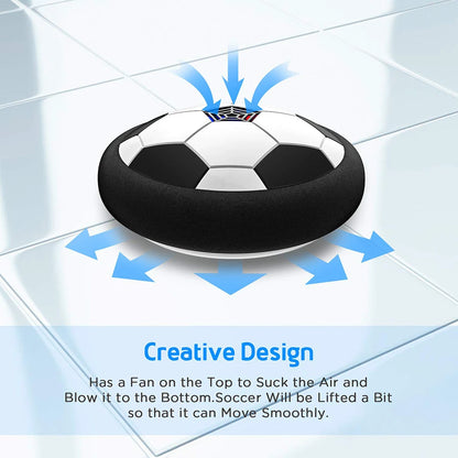 Hover Soccer Ball – LED Floating Football Indoor Toy