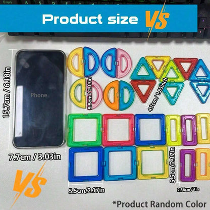 DIY Magnetic Building Blocks – STEM Construction Toy Set