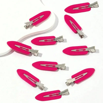 No-Bend Seamless Hair Clips – 10pcs Side Bang Barrettes