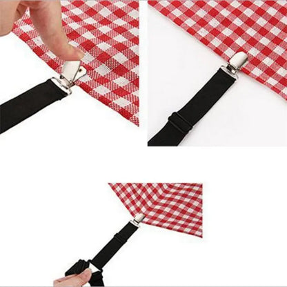 Bed Sheet Fasteners – 4pcs Mattress Cover Clip Holders