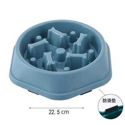 Slow Feeder Dog Bowl – Anti-Choke Non-Slip Puzzle Pet Dish