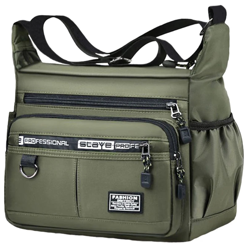 Men's Multi-Pocket Crossbody Bag – Business Shoulder Bag