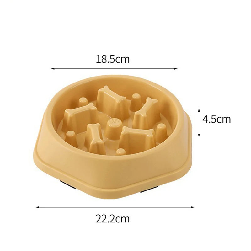 Slow Feeder Dog Bowl – Anti-Choke Non-Slip Puzzle Pet Dish