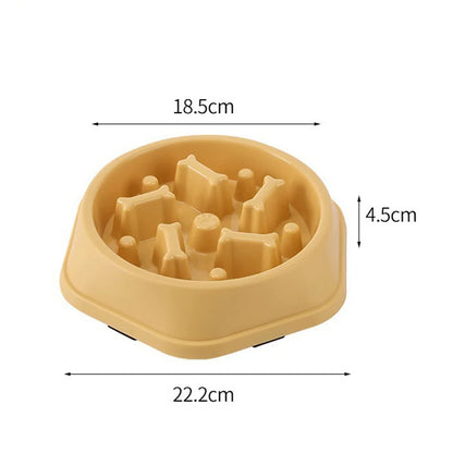 Slow Feeder Dog Bowl – Anti-Choke Non-Slip Puzzle Pet Dish