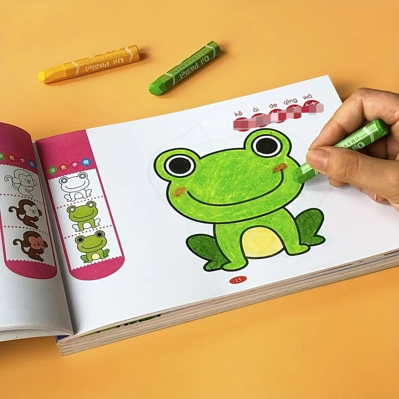 Kids Doodle & Coloring Book – Beginner Drawing Activity Book
