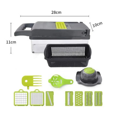 Multifunctional Vegetable Chopper – 14-in-1 Slicer Dicer