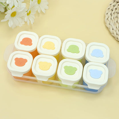 Silicone Snack Containers with Lids – 9pcs Leak-Proof Meal Prep