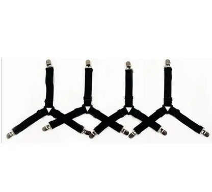 Bed Sheet Fasteners – 4pcs Mattress Cover Clip Holders