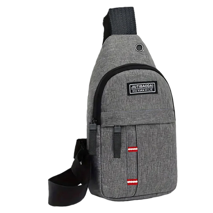 Unisex Chest Pocket Sling Bag – Adjustable Oxford Crossbody
