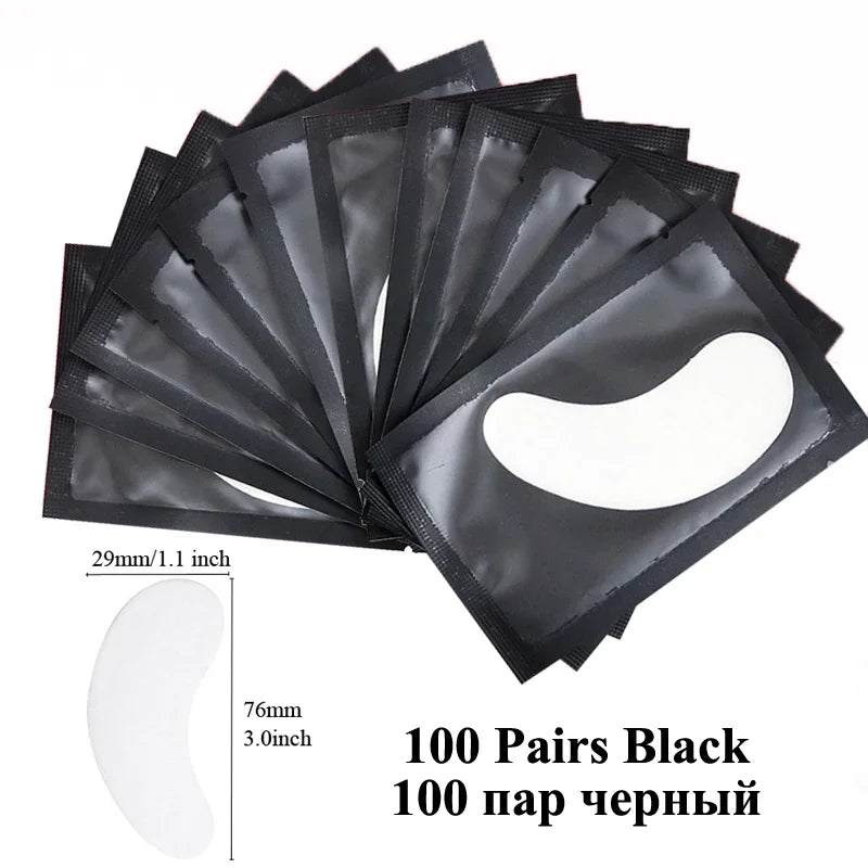 Under-Eye Patches for Eyelash Extensions – 100 Pairs