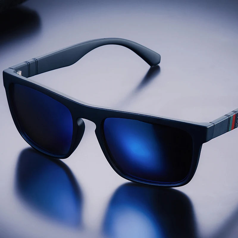 Vintage Square Polarized Sunglasses – Unisex Driving UV400