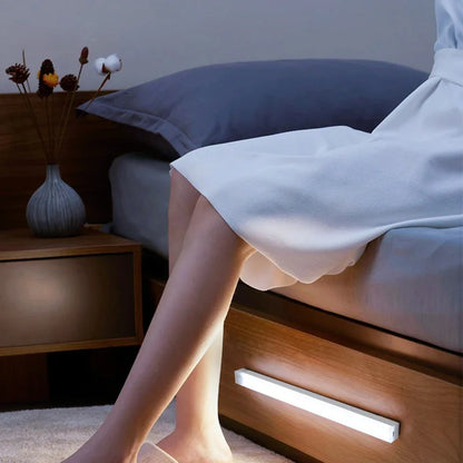Motion Sensor LED Strip Light – USB Rechargeable Under-Cabinet Lamp