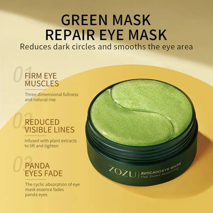 Avocado Gold Eye Mask Patches – Anti-Wrinkle Dark Circle Treatment
