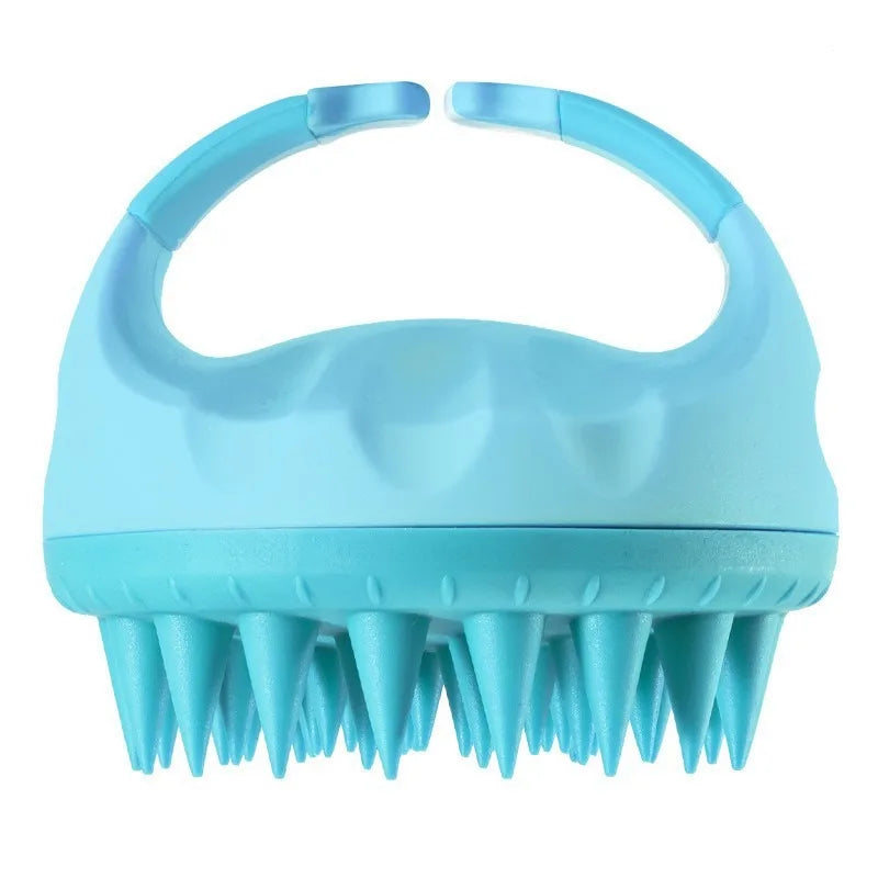 Silicone Scalp Massage Brush – Shampoo Hair Wash Comb