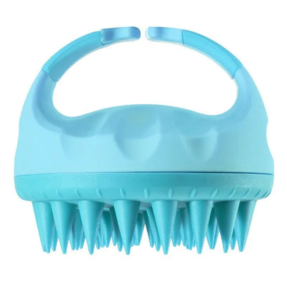 Silicone Scalp Massage Brush – Shampoo Hair Wash Comb