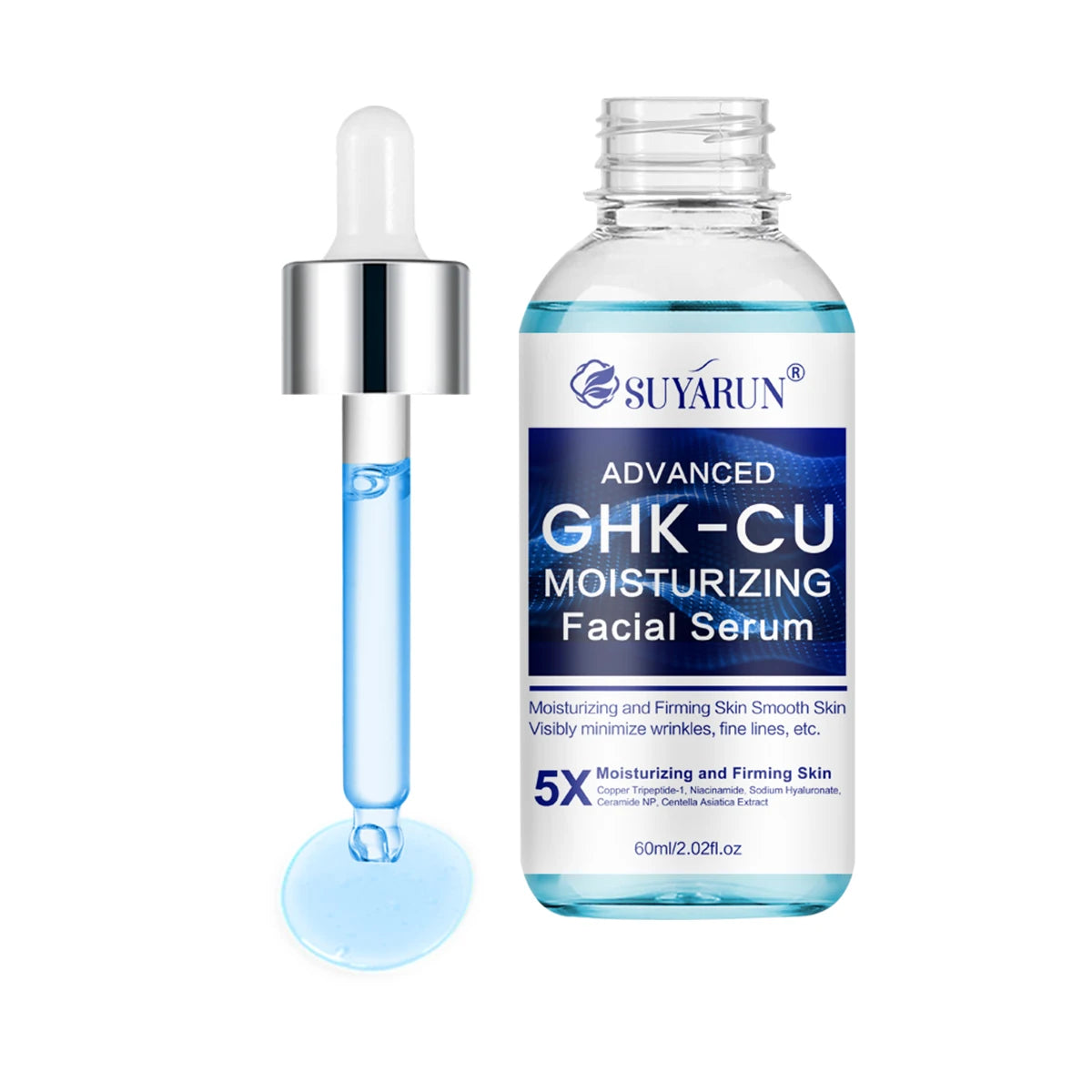 SUYARUN GHK-Cu Copper Peptide Serum – Anti-Aging Firming Moisturizer