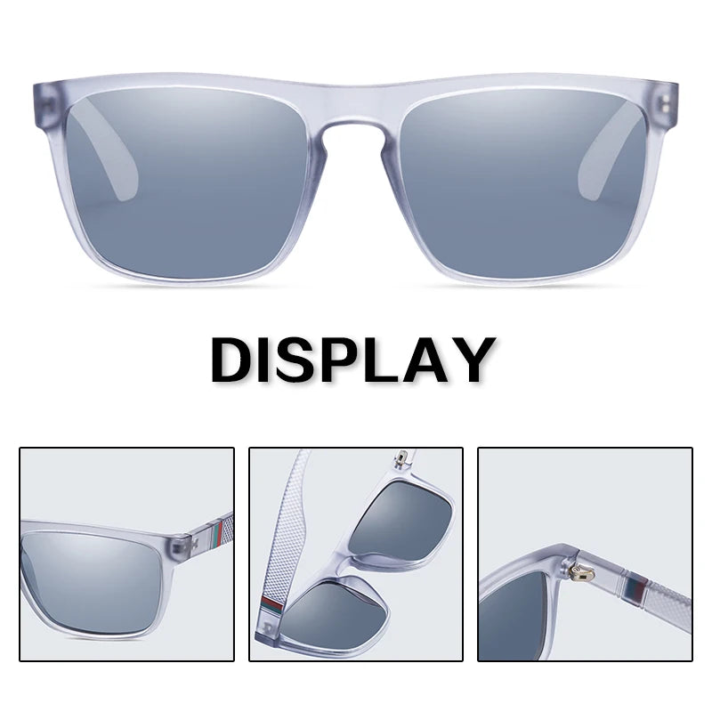 Vintage Square Polarized Sunglasses – Unisex Driving UV400