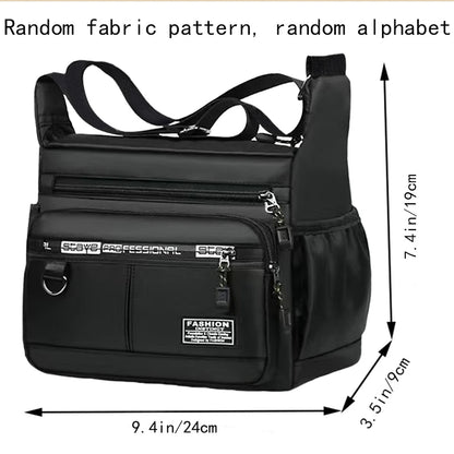 Men's Multi-Pocket Crossbody Bag – Business Shoulder Bag