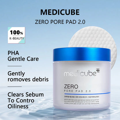 Medicube Zero Pore Pad 2.0 – Korean Hydrating Toner Pads