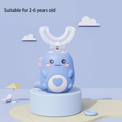 Kids U-Shaped Electric Toothbrush – 360° Sonic Rechargeable