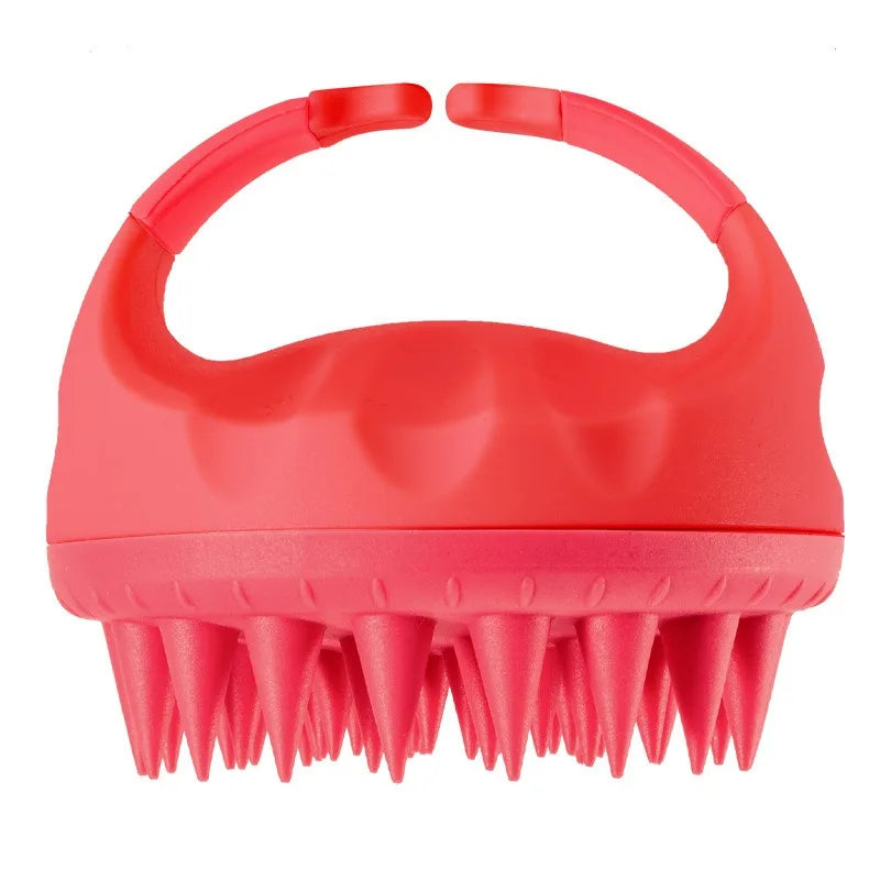 Silicone Scalp Massage Brush – Shampoo Hair Wash Comb