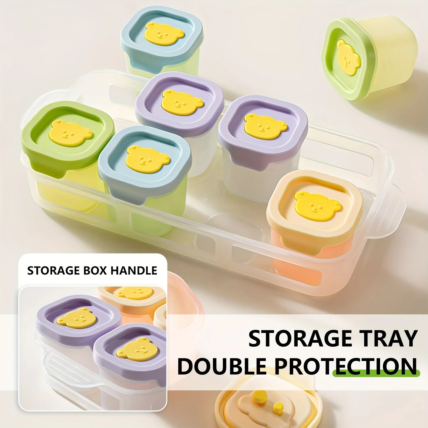 Silicone Snack Containers with Lids – 9pcs Leak-Proof Meal Prep