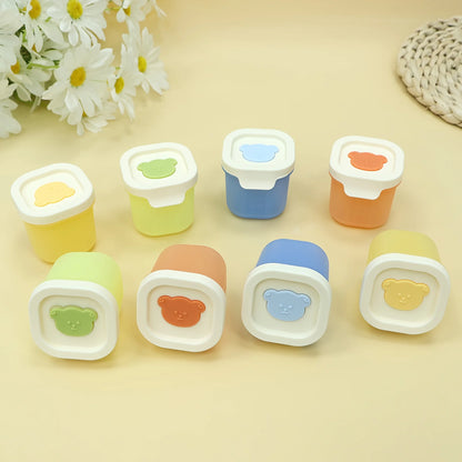 Silicone Snack Containers with Lids – 9pcs Leak-Proof Meal Prep