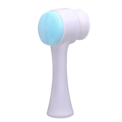 3D Double-Sided Silicone Face Brush – Manual Exfoliator